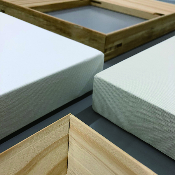 【OUTLET】１００cm×１００cm ＣＦ包張キャンバス【３Ｄフローティング木枠使用 厚：38mm】